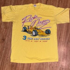 Rick Mears vintage  3 time Indy winner  t-shirt